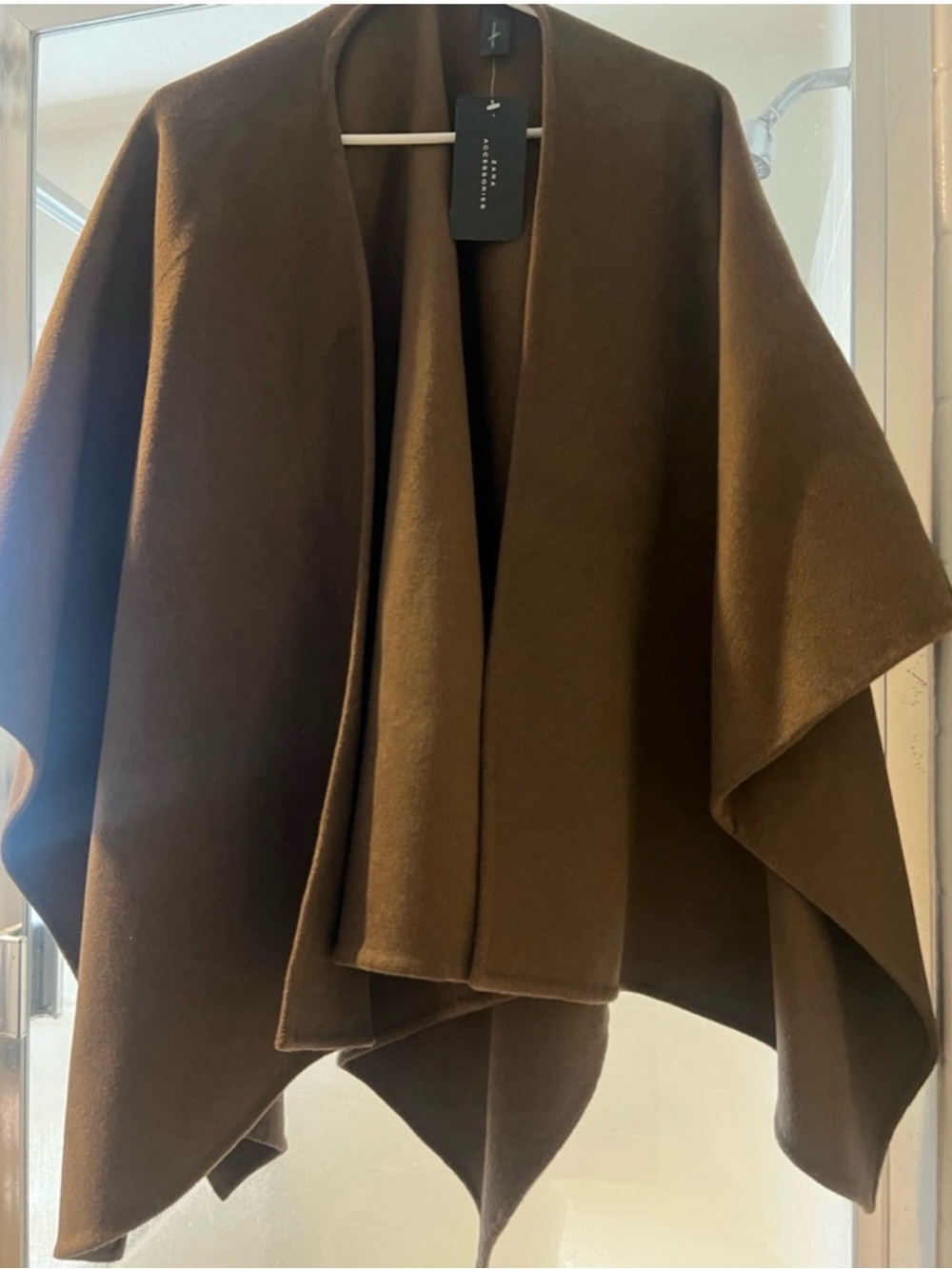 New without tags! Last one!  Zara MUST HAVE Brown Cape/Poncho